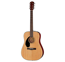 Fender CD60S LH Natural Acoustic Guitar