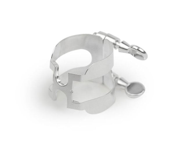 Abrazadera/boquillero para Clarinete Bajo Rico HBC1S Plateado