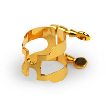 Rico HTS2G Golden Tenor Sax Ligature and Cap