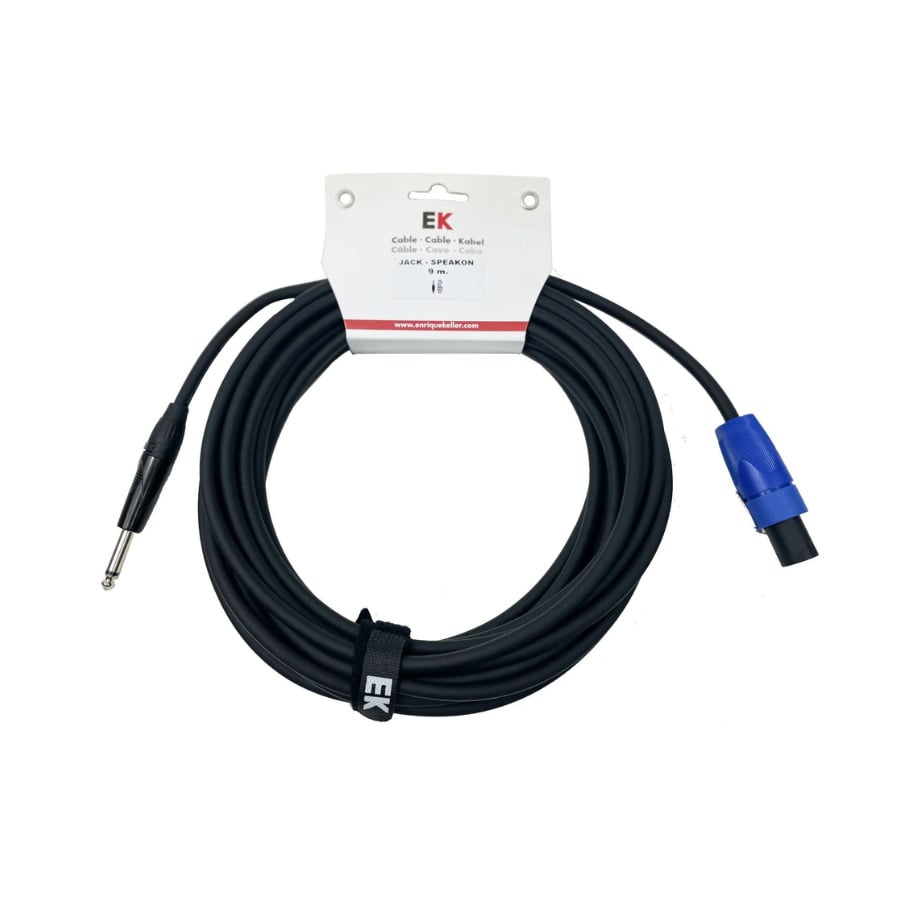 EK JJ025JS9 9mt Jack6,5/Speakon NL2 speaker cable