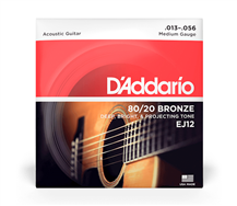D'Addario EJ12 Bronze 013-056 Acoustic Guitar String Set
