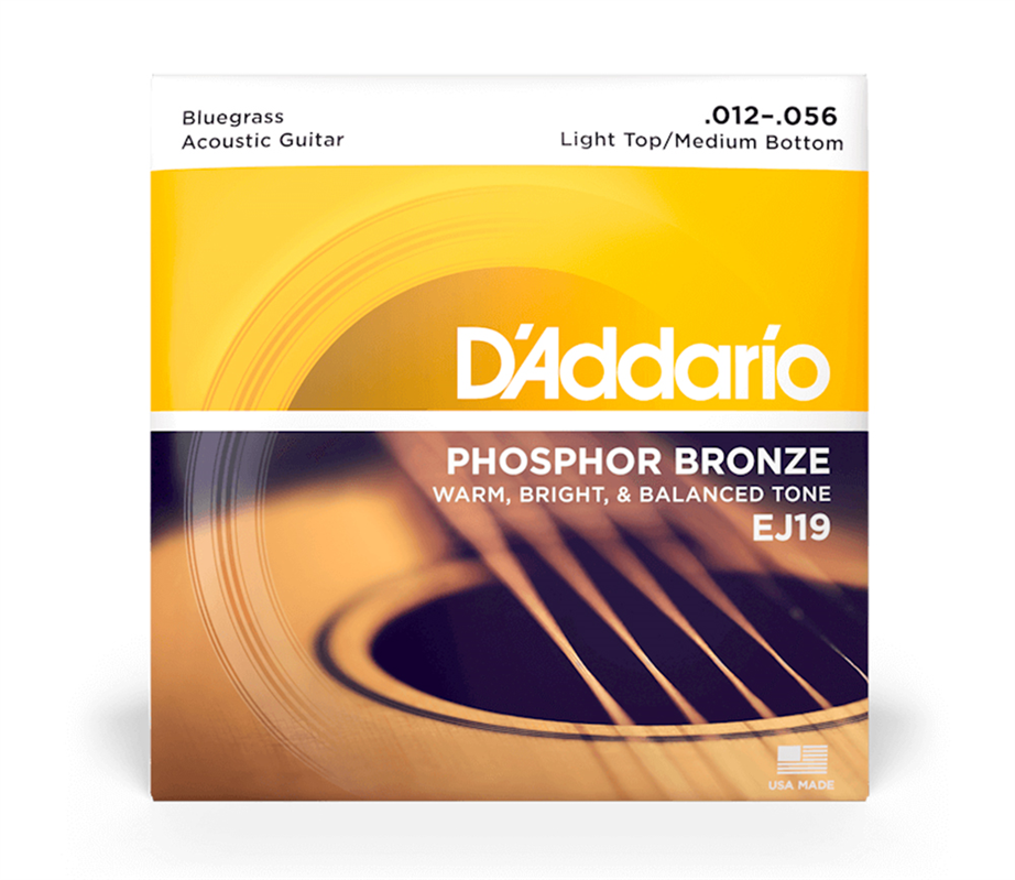 D'Addario EJ19 Bluegrass 012-056 Acoustic Guitar String Set