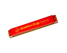 Golden Cup 241-48 C Red Harmonica
