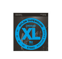 D'Addario ETB92 Black Nylon 050-105 Bass guitar strings
