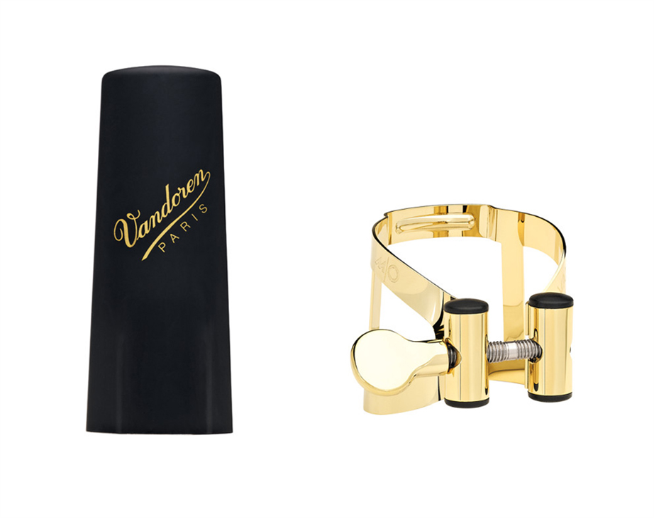 Vandoren LC59DP Golden Baritone Sax Cap/Ligature