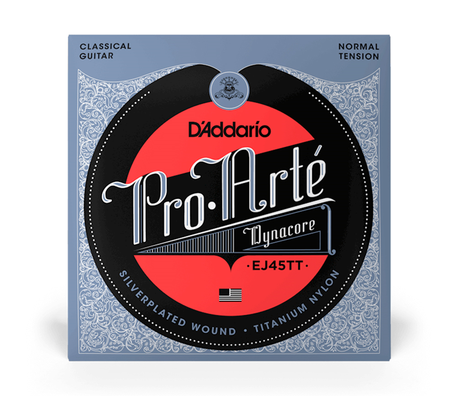 Jogo Cordas Guitarra Clássica D'Addario EJ45TT Tensão Normal