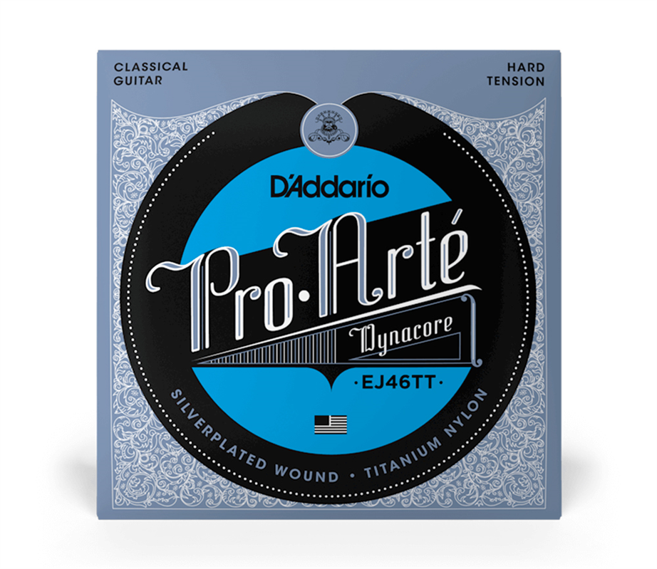 D'Addario EJ46TT Titanium Hard Tension Classical Guitar String Set