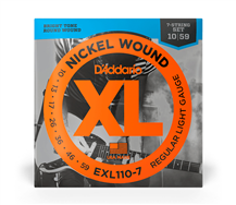 D'Addario EXL1107 7 Strings 010-059 Electric Guitar String Pack