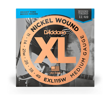 D'Addario EXL115W G-wound 011-049 Electric guitar strings
