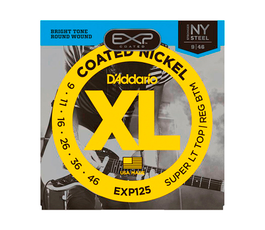 D'Addario EXP125 Coated 009-046 Electric guitar strings