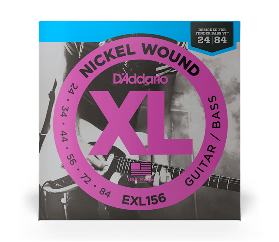D'Addario EXL156 Baritono 024-084 Electric guitar strings