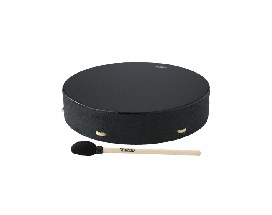 Remo E1-1316-BE Black 16" Buffalo Drum