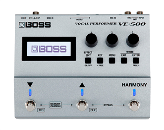 Processador de voz Boss VE500 Vocal Performer | Ludimusic