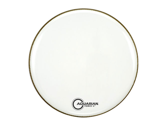 Pele Bombo 22" Aquarian FR22WH Force II Branco