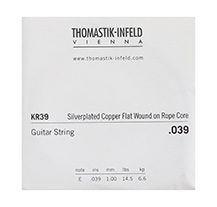 Thomastik KR39 Flat Wound 6th E Single Classical Guitar String