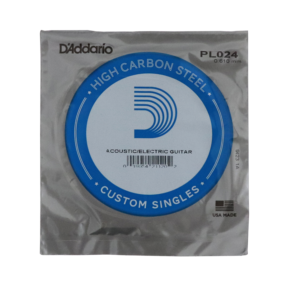 Cuerda de Acero 024 para Guitarra Eléctrica D'Addario PL024