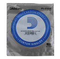 D'Addario Plain Steel PL010,5 Single Guitar string