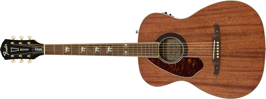 Fender Tim Armstrong Hellcat Natural Acoustic-Electric Guitar Left-Handed
