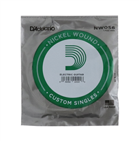 D'Addario Plain Steel NW056 Single Guitar string