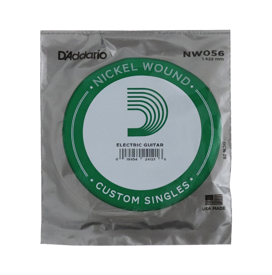 D'Addario Plain Steel NW056 Single Guitar string