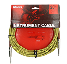 D'Addario PW-BG-20TW Tweed 6mt Instrument Cable