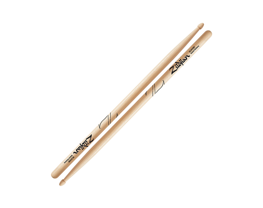Baquetas ponta madeira Zildjian 5B natural (par)