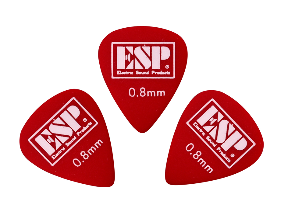ESP Polyacetal Red 0.88mm Picks