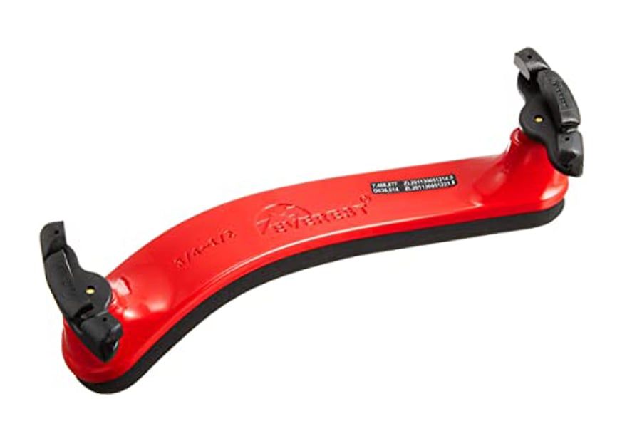 Everest ES-2 Spring Collection Red 1/2- 3/4 Violin Shoulder Rest