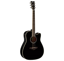 Yamaha FGX830C Black Acoustic Electric Guitar