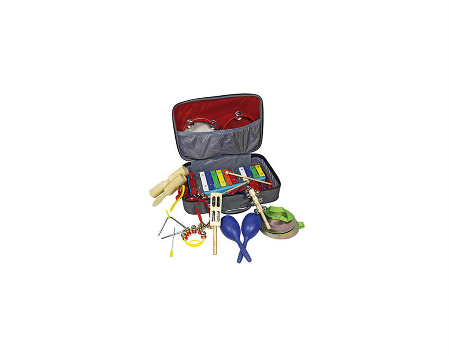 Kit de Percussão Orff Ludimusic 22 com bolsa