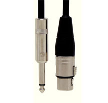 Alpha Audio 190575 3mt xlrF/jackM microphone cable