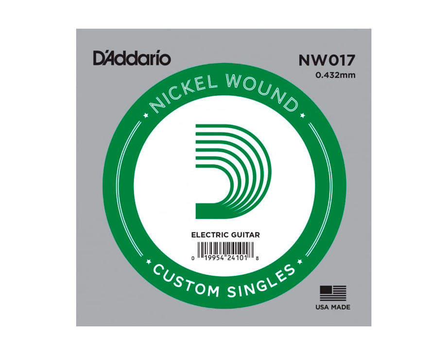 D'Addario Plain Steel NW017 Single Guitar string