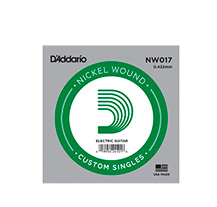 D'Addario Plain Steel NW017 Single Guitar string