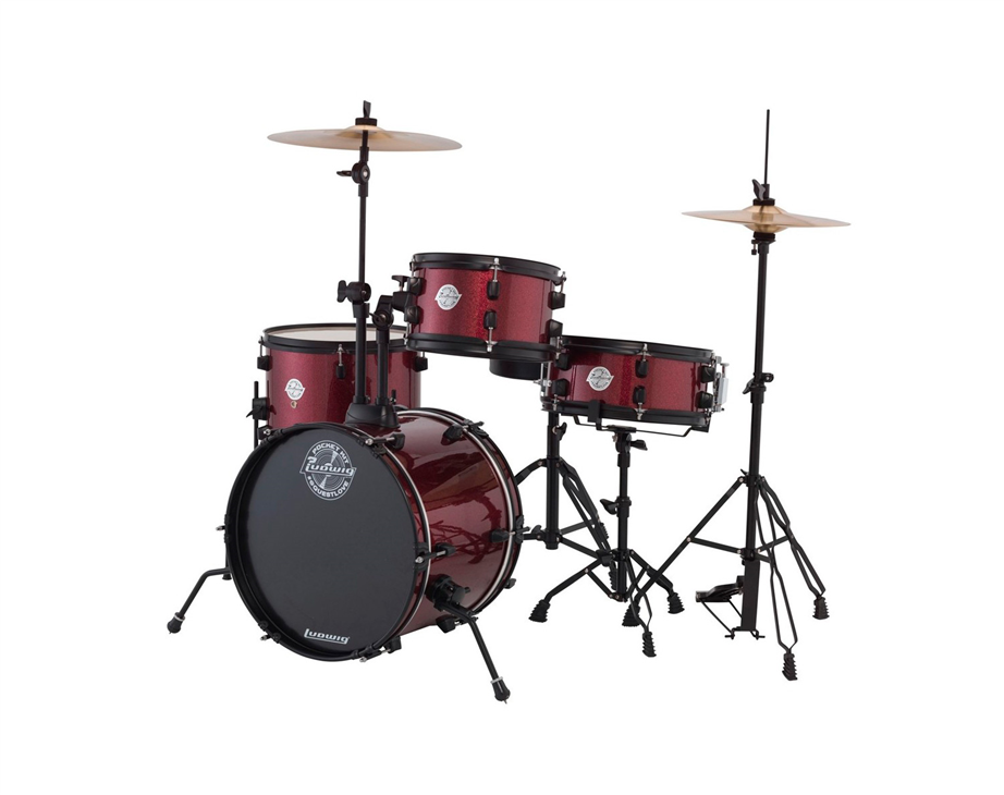 Bateria Ludwig Pocket Kit Red Wine Sparkle