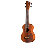 VGS/GEWA Manoa Kaleo Tattoo KT-SO-INCA Soprano Ukulele with Gig Bag