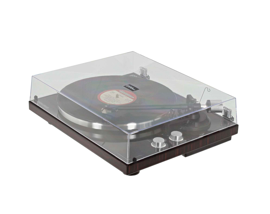 Enova Vision4 USB Bluetooth Beltdrive Turntable Dark Wenge