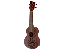 VGS/GEWA Manoa Kaleo Tattoo KT-SO-NIPPON Soprano Ukulele with Gig Bag