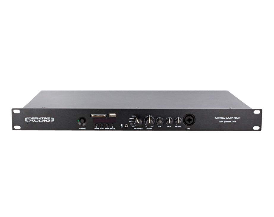 Definitive Audio Media Amp One 2x200wts/8ohm Amp