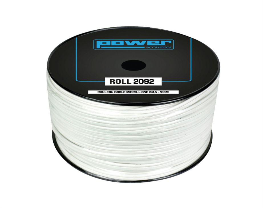 Cabo PowerAcoustics ROLL 2092 Branco 100 mt