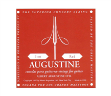 Jogo Cordas Guitarra Clássica Augustine Red Tensão Normal