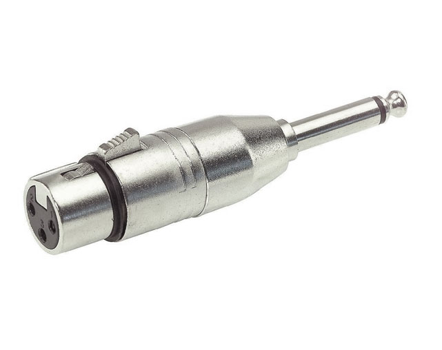Alpha Audio 191609 Jack M/XLR F mono Adapter Plug