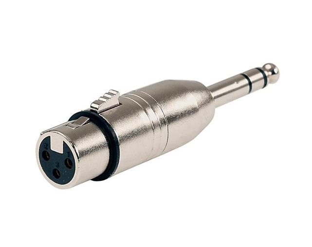 Alpha Audio 191611 JackST/XlrF balanced Adapter Plug