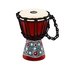 Meinl HDJ8-XXS Flower Design 2"x08" Mini Djembe