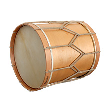 Bombo Tradicional 18" Adamastor Alfaia Abedul Natural