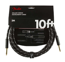 Fender Deluxe Series Black Tweed 3mt Instrument Cable