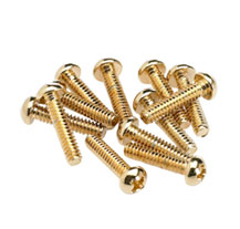Fender Pickup and Selector Switch Mounting Screws Golden