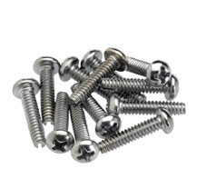 Fender Pickup and Selector Switch Mounting Screws Chrome