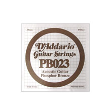 D'Addario Phosphor Bronze PB023 Individual Acoustic Guitar String