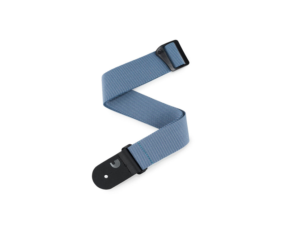 D'Addario 50TW02 Classic Tweed Blue Guitar Strap