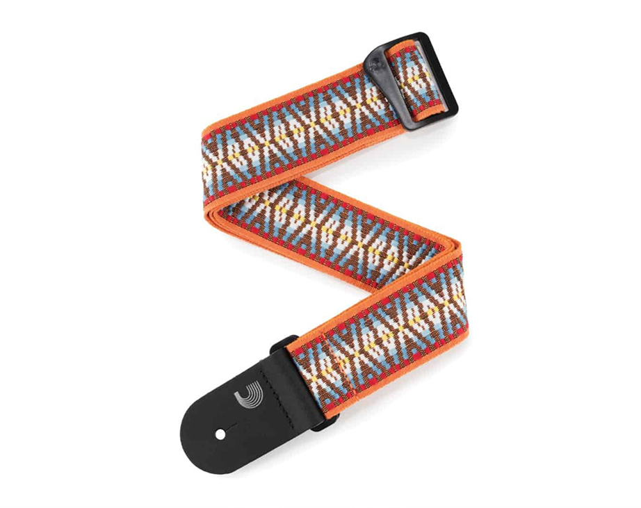 D'Addario 50G08 Woven Sunrise Hootenanny Guitar Strap